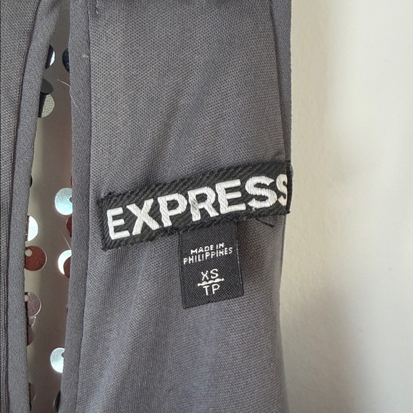 XS Express Women’s Sequined Strapless Mini Dress - Picture 4 of 9